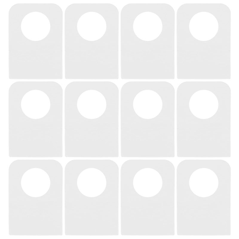 500 Pcs Round Adhesive Hanging Tags 23x32mm Writable Sticker for Retail Jewelry Marking - Image 2
