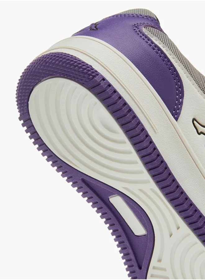 كابا Boys' Colourblock Sneakers with Hook and Loop Closure