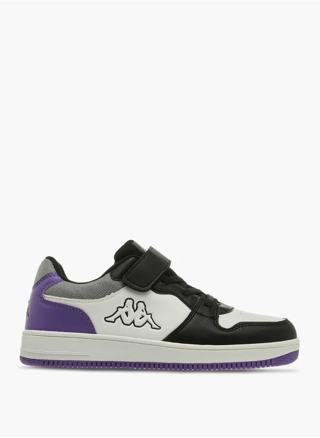 كابا Boys' Colourblock Sneakers with Hook and Loop Closure