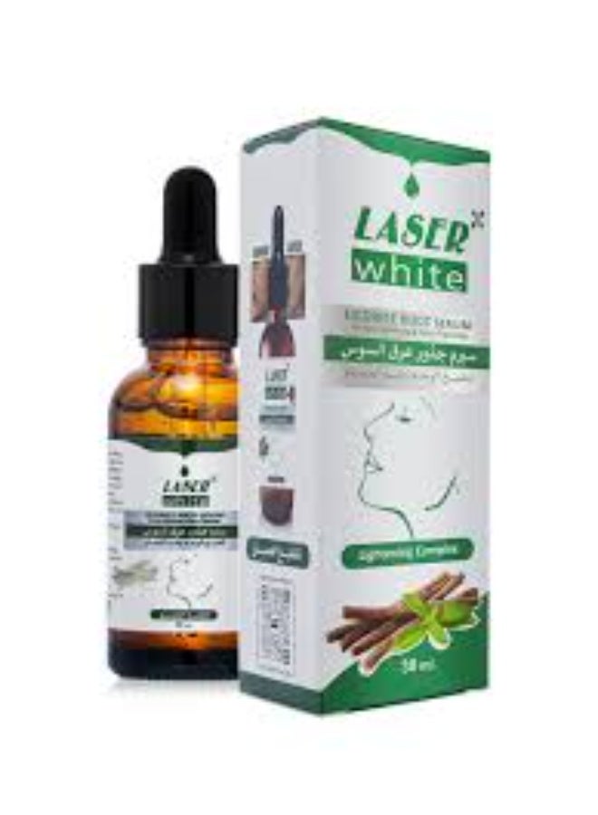Laser White Licorice Root FACE Serum Lighten&Tighten Pores 30ml