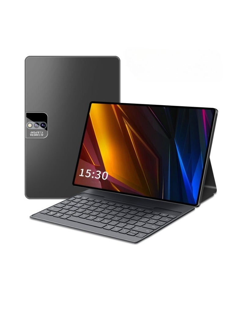 AROAQ N716 10.1 Inch Tablet, Calling Wifi Android Tablet PC, Sturdy And Durable Computer Pad With Eye Protection, Portable Touch Pad For Study Watching Movies, (1pc, Grey, Ultimate Version 512GB With Leather Case And Keyboard) - Image 1