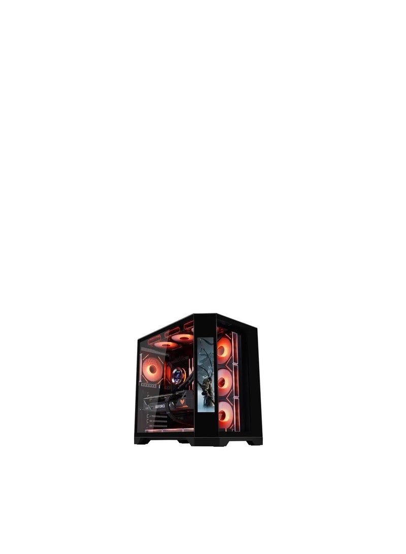 WJCOOLMAN مروحة WJCOOLMAN Y60 PRO 7UNI LCD سوداء - Image 3