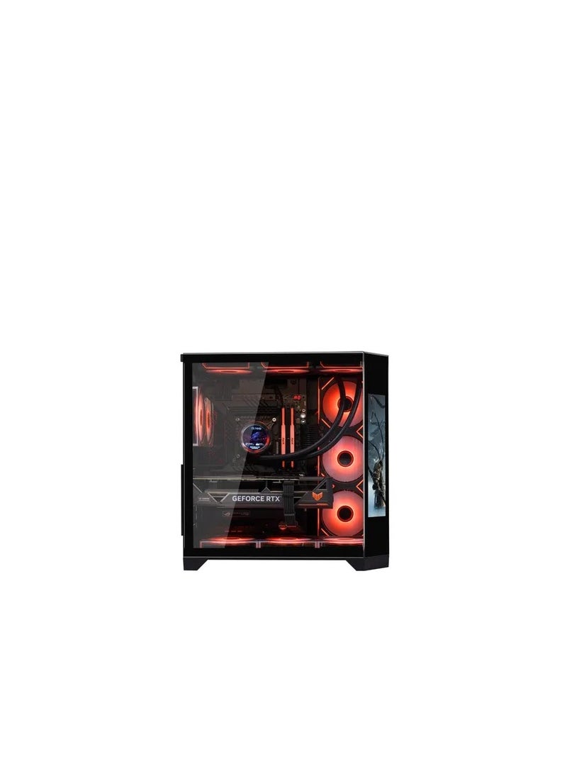 WJCOOLMAN مروحة WJCOOLMAN Y60 PRO 7UNI LCD سوداء - Image 5