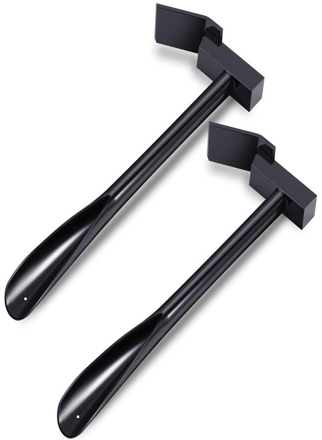 Qualirey 2 Pcs 3 in 1 Trapping Tool Trowel Hammer Hoe Digging Tool, 18.3 Inches Trapping Supplies for Digging Trap Driving Stakes and Soil Aeration, Powder Coated Steel - Image 1