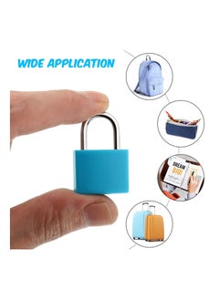 KASTWAVE Suitcase Locks with Keys, Colored Plastic Casing Padlock Small Luggage Metal Mini Used for Student Bag Journal Piggy Bank, for School Gym Classroom Matching Game Travel (Fresh Color, 6 Pieces)  - Image 2