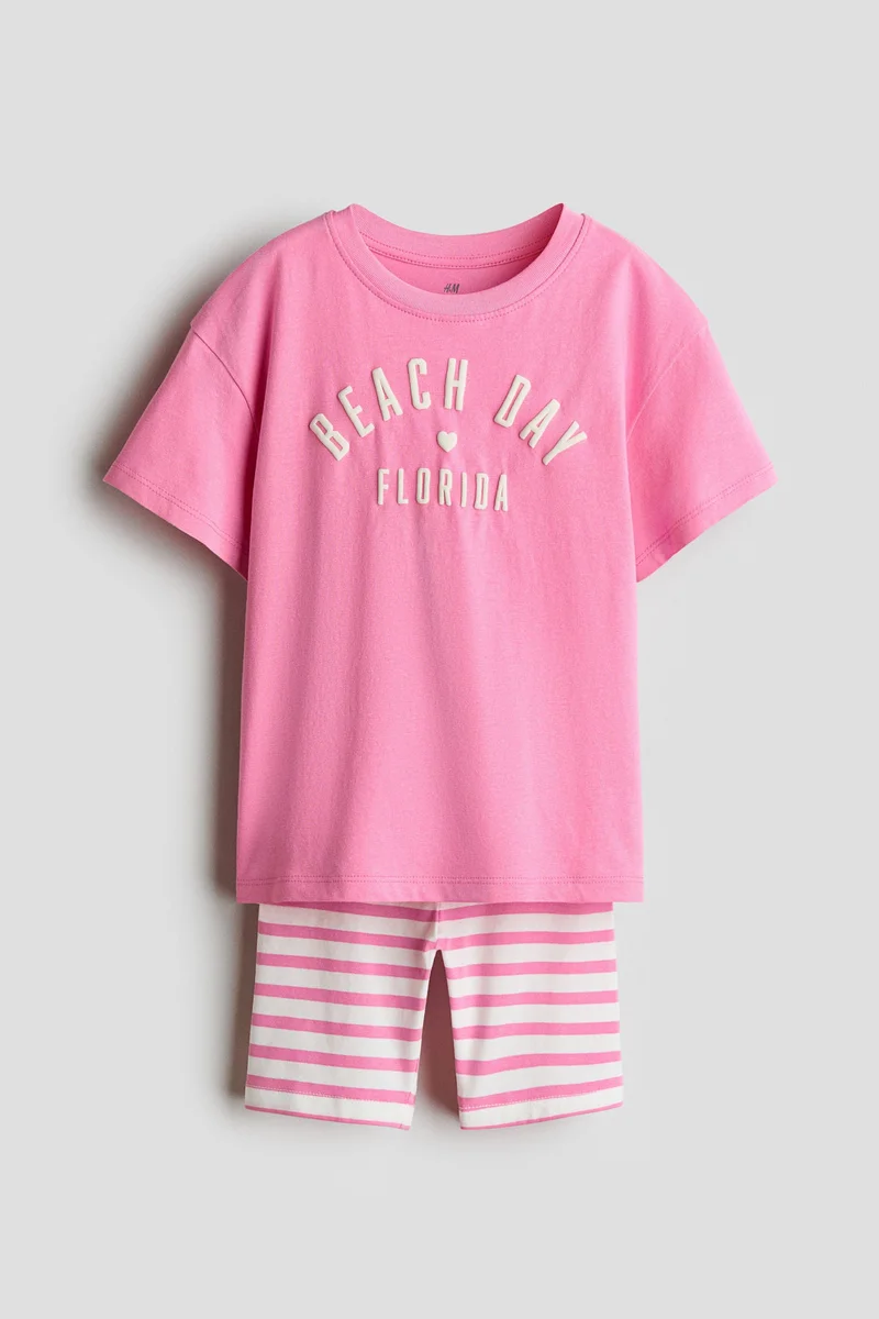 H&M 2-piece cotton jersey set