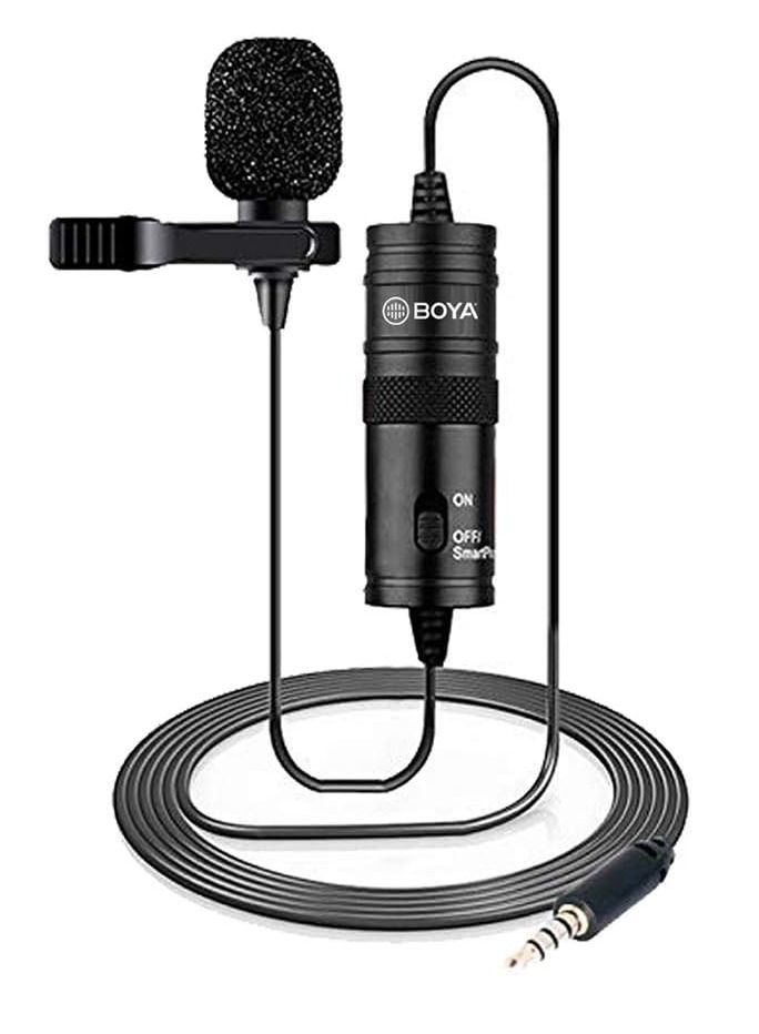 BOYA Boya Microphone for Cameras, Laptops, Mobiles , Black, BY-M1 - Image 1