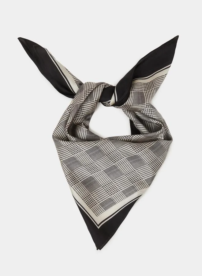 ستايلي Multi-Color Checked Head Scarf