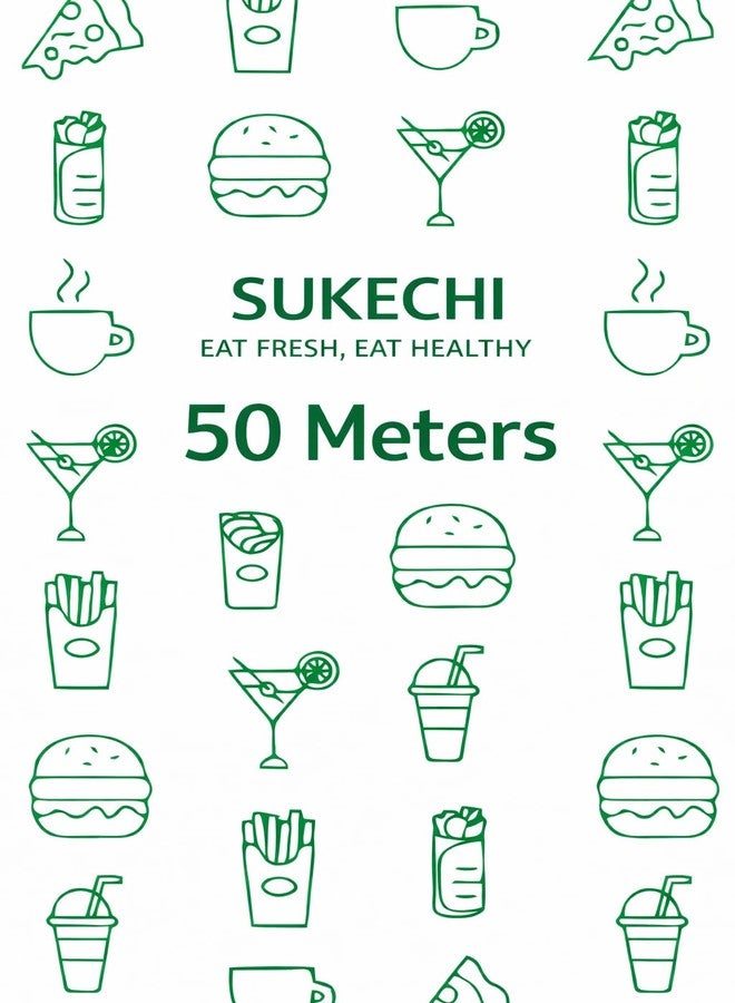 SUKECHI Food Wrapping Paper Roll, Non-Stick Parchment Paper, White, 50 Meter, Reheatable, Food Grade, 30cm Width - Image 1