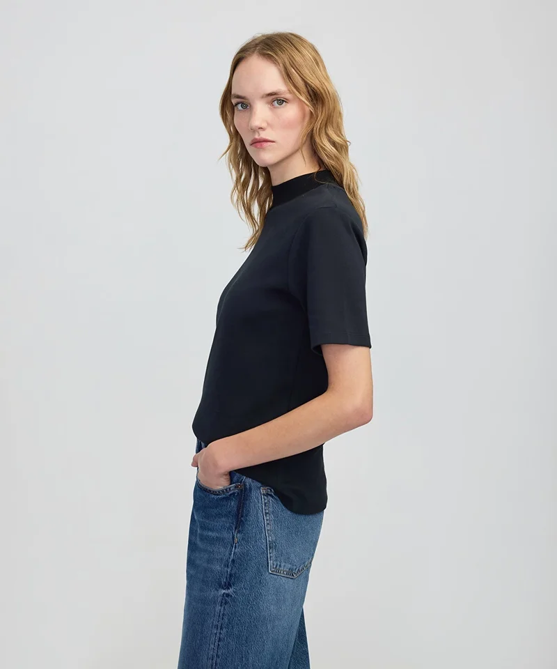 Ipekyol Ribbed Neck T-Shirt