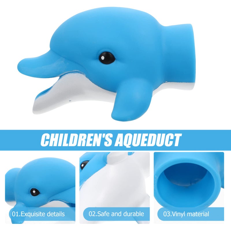 Sky Blue Children Faucet Extender Baby Hand Washing Helper Encourages Hygiene Habits - Image 5