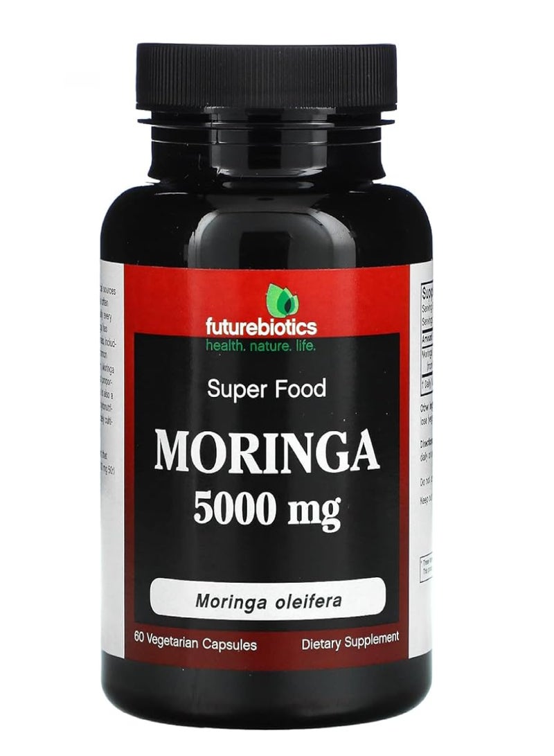 Future biotics, Moringa, 5,000 mg, 60 Vegetarian Capsules