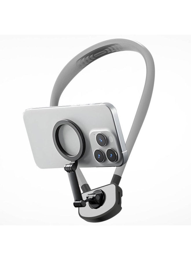 Hanging Neck Mobile Phone Magnetic Bracket First Viewing Angle Shooting Live Riding Mountaineering Fishing Outdoor Sports Camera Accessories-Color:Magnetic Mobile Phone Halter Black - Image 5