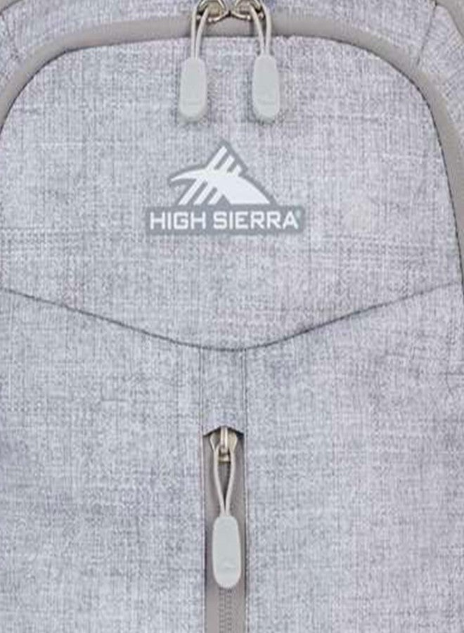 High Sierra Swerve Pro Backpack with Laptop Pocket and Tablet Sleeve, Silver Heather, Medium, Modern - Image 5