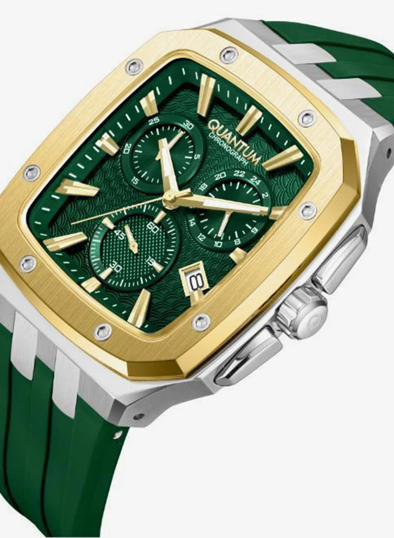 Quantum Men's Silicone Analog Watch HNG1033.275 - 44 mm