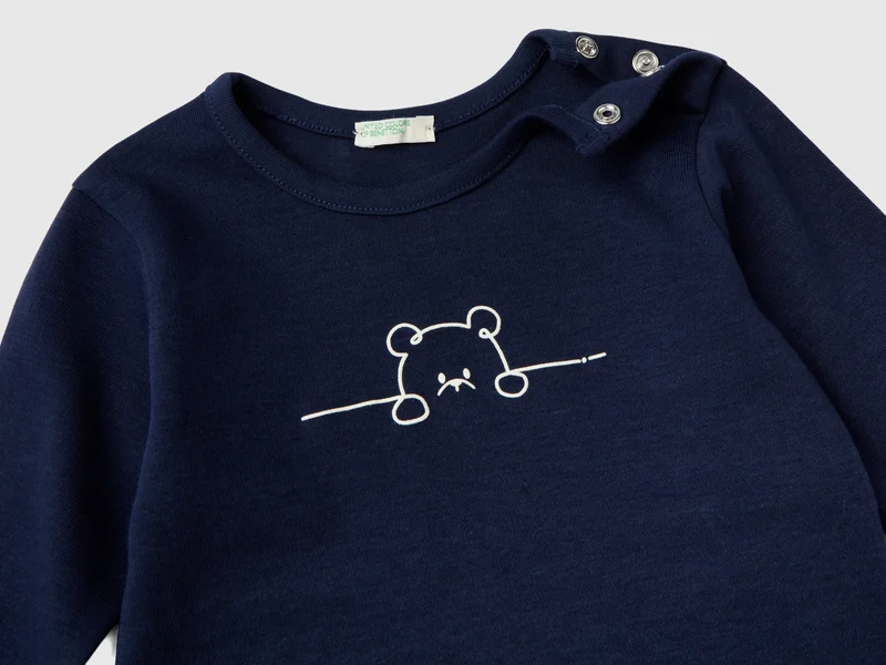 يونايتد كولورز أوف بينتيون SET SWEATER+TROUSERS - 0-1 Month