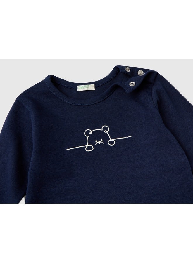 UNITED COLORS OF BENETTON SET SWEATER+TROUSERS - 0-1 Month - Image 1