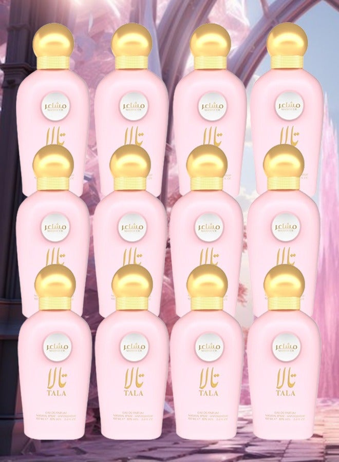 Tala 12 Pieces Tala Mashaeir Perfume EDP 100ML - Image 1