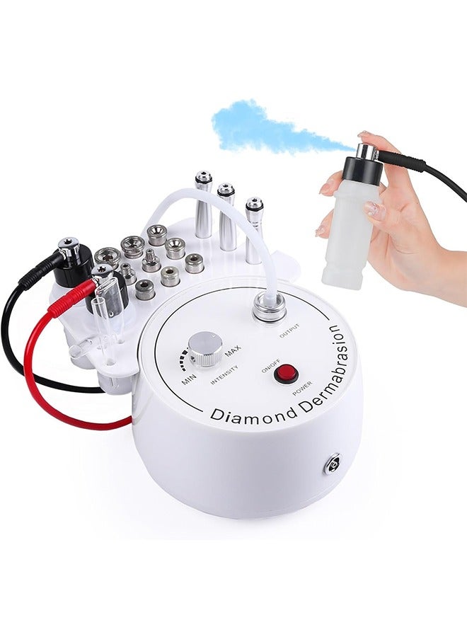 JCB CHIC 3 in 1 Diamond Microdermabrasion Machine, Professional Dermabrasion Device for Skin Peeling Lifting Tighten Wrinkle and Black Head Remover, Personal Home Use Facial Skin Care Equipment(LB112B )