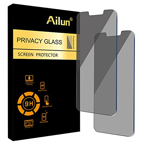 Ailun Privacy Screen Protector for iPhone 14 Plus/iPhone 13 Pro Max [6.7 Inch Display] 2 Pack Anti Spy Private Tempered Glass[2 Pack] - Image 1