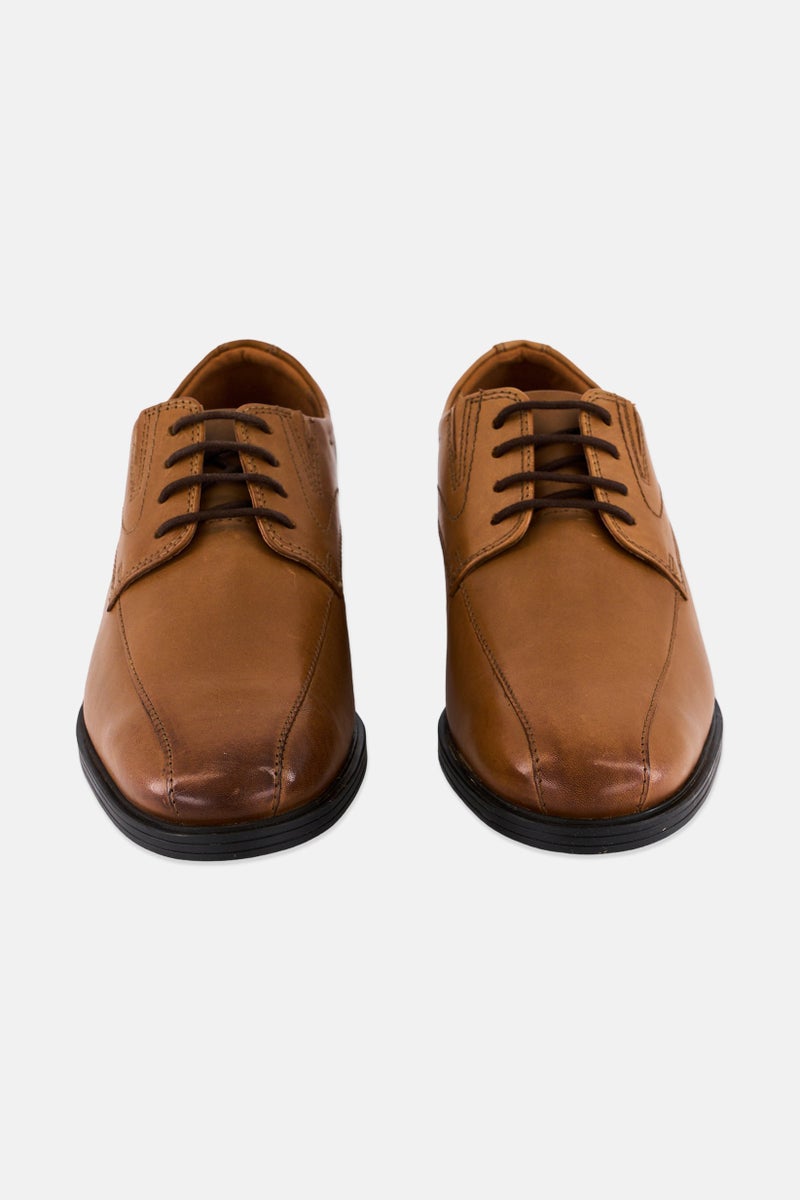 clarks Men Whiddon Pace Lace Up Formal Shoes, Dark Tan - Image 4