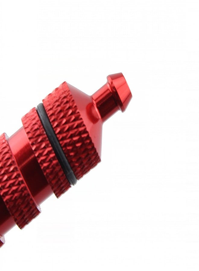 Maxmoral 4PCS RC Aluminum Nitro Fuel Filter Aluminum Nitro Fuel Filter Compatible with HSP 1/8 1/10 Nitro Car Buggy Truck, Red - Image 3
