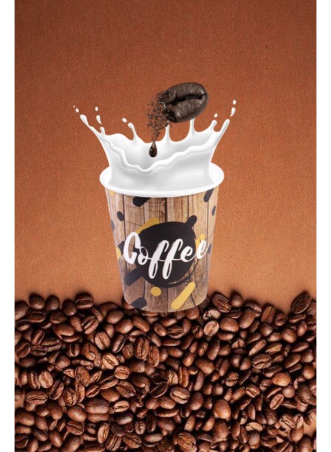 HOME CHOICE أكواب ورقية قابلة للاستخدام مرة واحدة، 7 أونصات، عبوة من 3 (150 كوب - 50 × 3)، سعة 207 مل، أكواب حفلات - Image 4