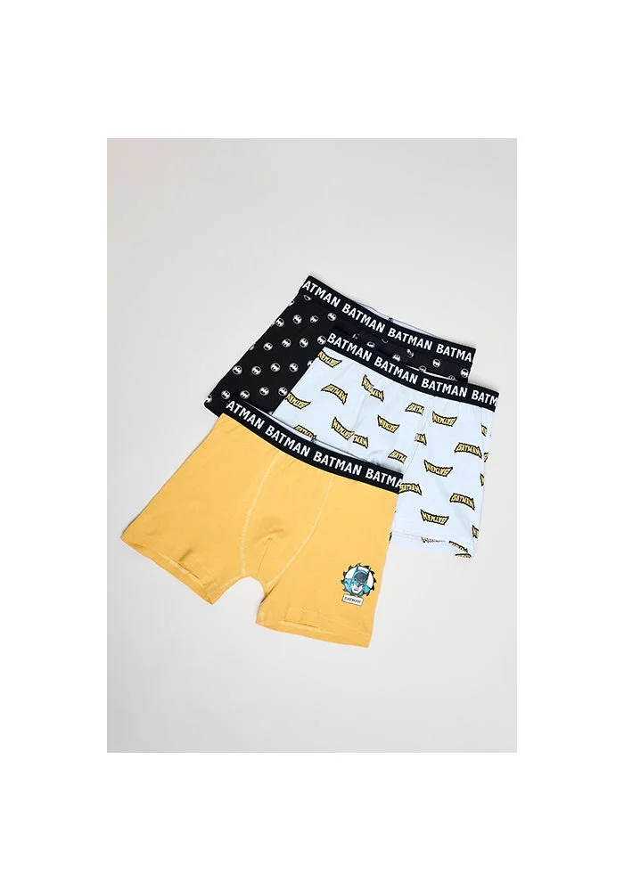 أر أند بي 3 Pack Batman Print Boxer Briefs