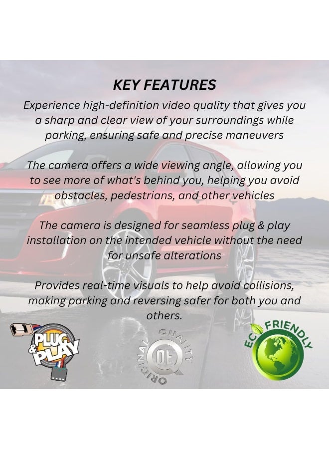 Panther Automotive Park Assist Camera for Ford Edge 2011-2012 - Image 3