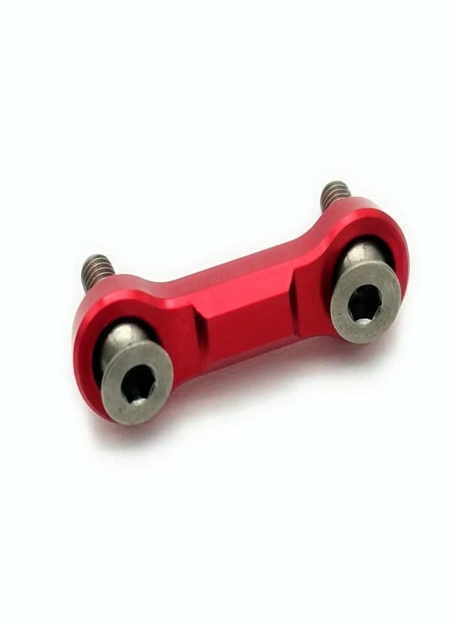 EPTNNASO Aluminum Steering Link Tie Rod 16.5mm Red for Traxxas 1/16 Mini E-Revo Slash 4WD Summit 7043 - Image 1