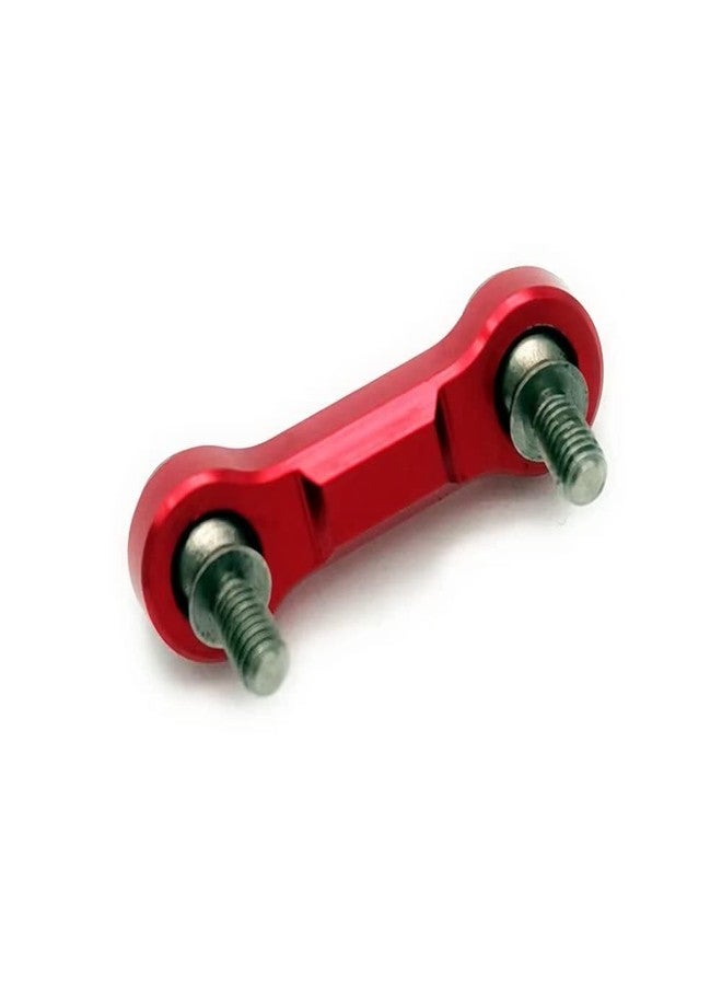 EPTNNASO Aluminum Steering Link Tie Rod 16.5mm Red for Traxxas 1/16 Mini E-Revo Slash 4WD Summit 7043 - Image 2