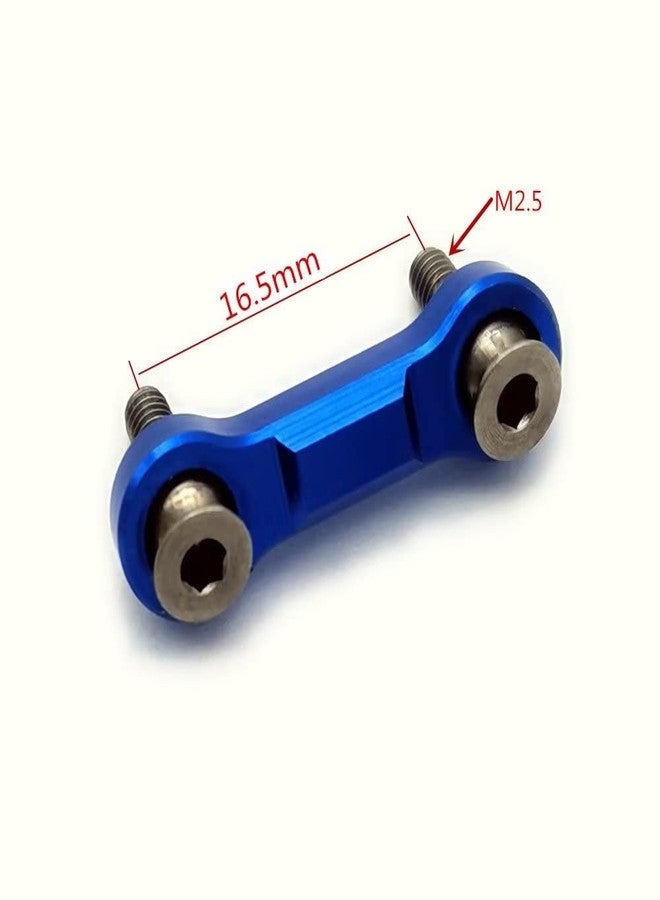 EPTNNASO Aluminum Steering Link Tie Rod 16.5mm Red for Traxxas 1/16 Mini E-Revo Slash 4WD Summit 7043 - Image 3