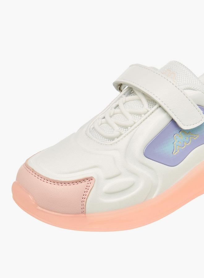 Kappa Girls Colourblock Hook and Loop Sneakers - Image 4
