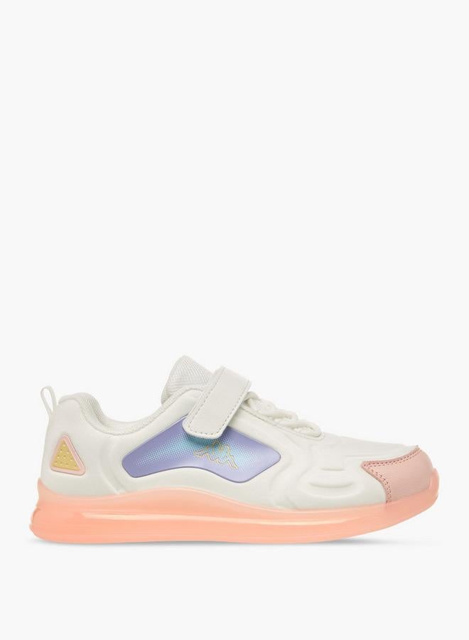 Kappa Girls Colourblock Hook and Loop Sneakers - Image 3