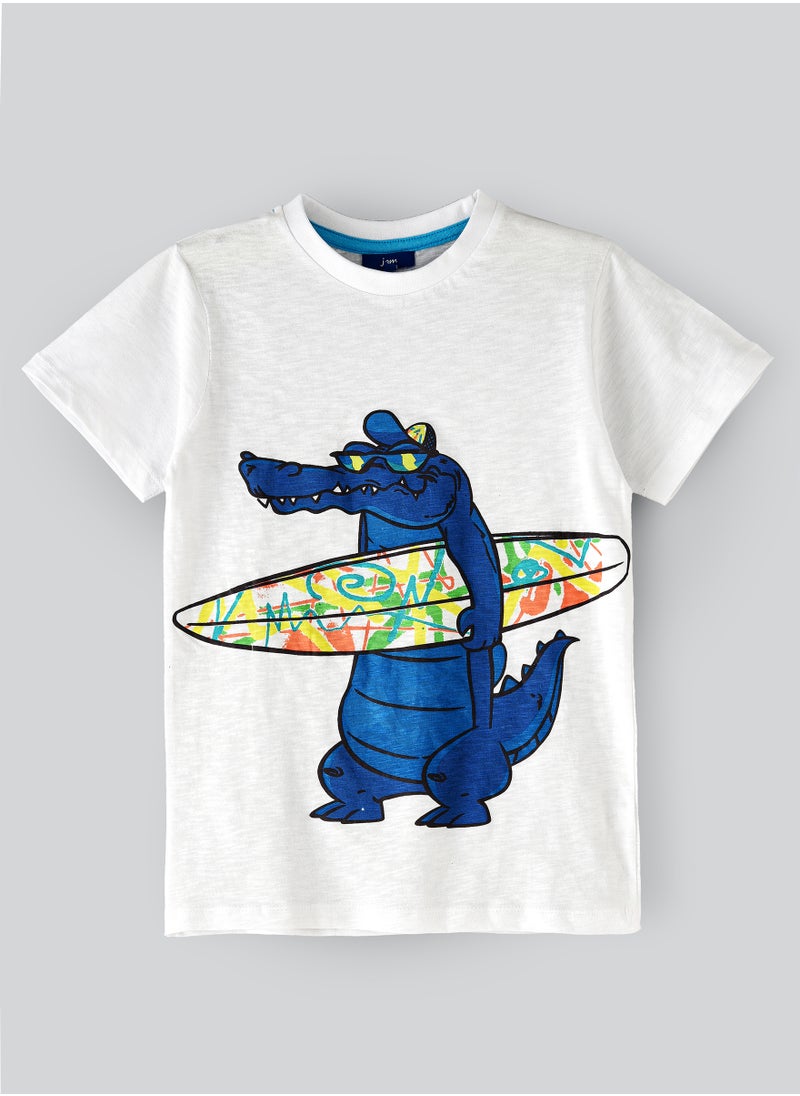 JAM Playful Prints & Comfy Cotton: Boys' Short-Sleeve Tees for Spring & Summer  - Image 1