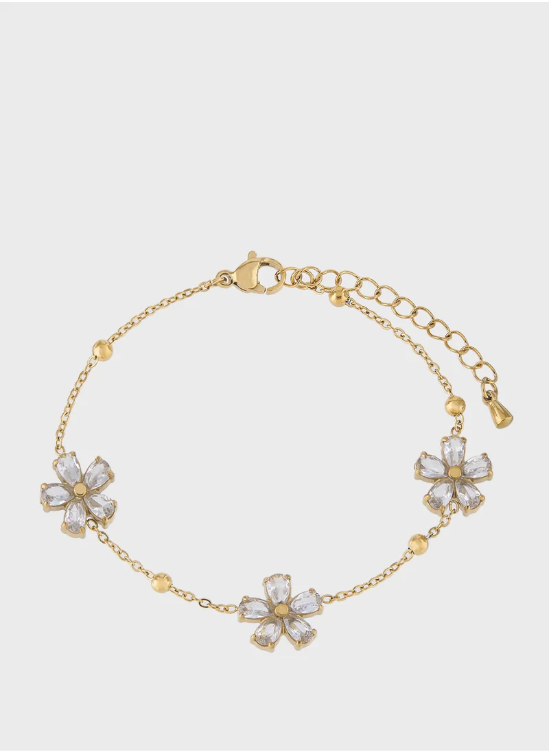 ستورتز Crystal Flower Bracelet