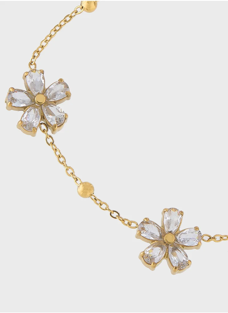 ستورتز Crystal Flower Bracelet