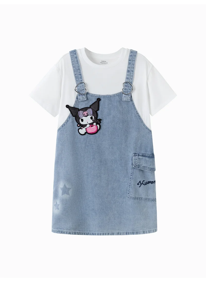 Balabala Kids Girl Denim one-piece dress