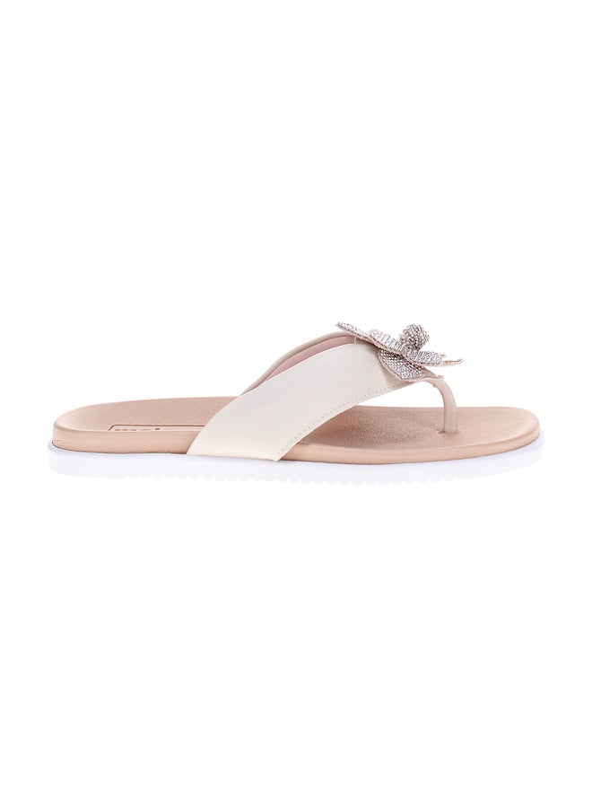 MOLECA Solid Slip-On Flat Sandals - Image 2