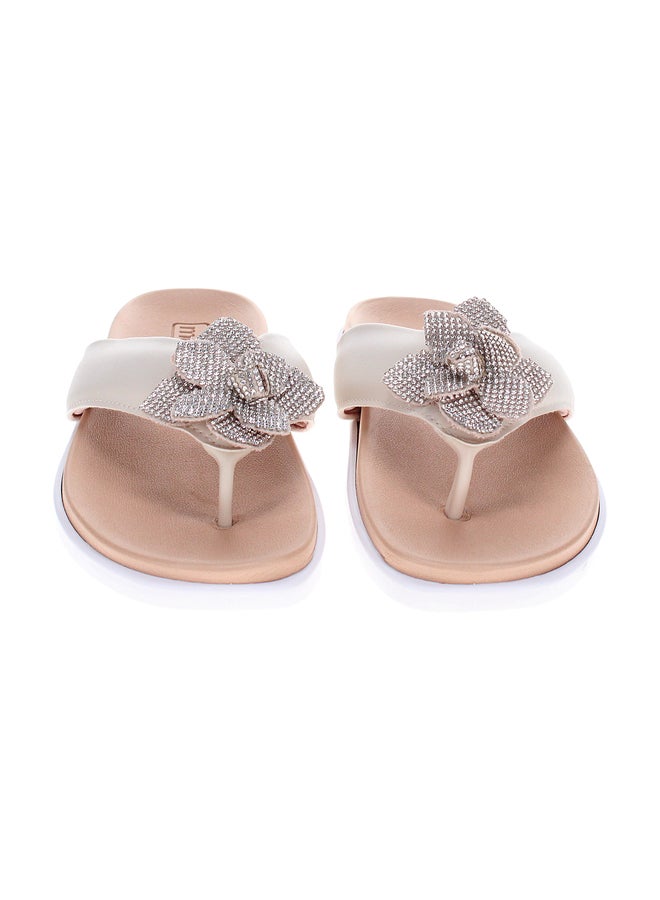 MOLECA Solid Slip-On Flat Sandals - Image 4