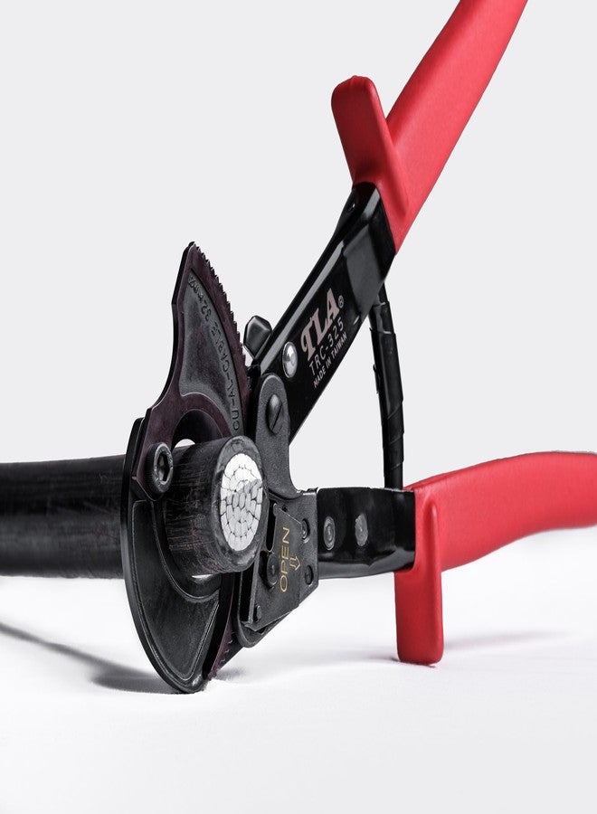 TLA Teleantool (TLA) TRC-325 Ratcheting Cable Cutter - Cuts Copper, Aluminum & Multi-Core Cables up to 325mm², Built for Pros & DIY Projects - Image 5