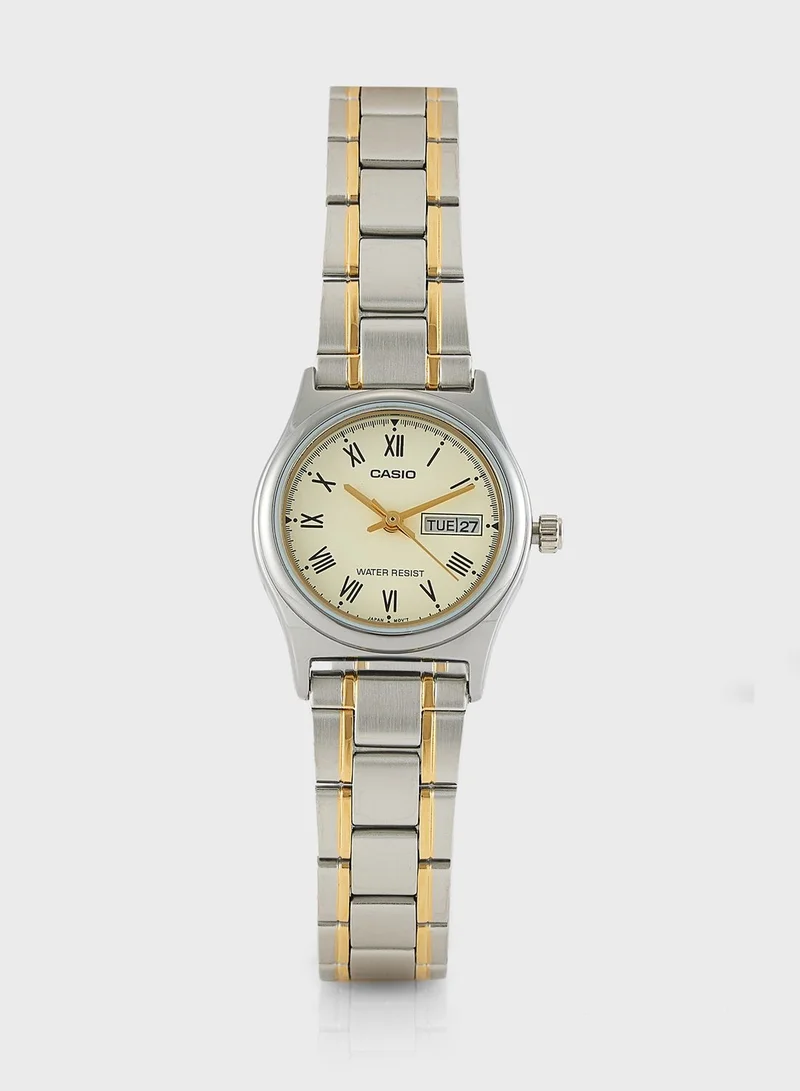 CASIO Steel Strap Analog Watch