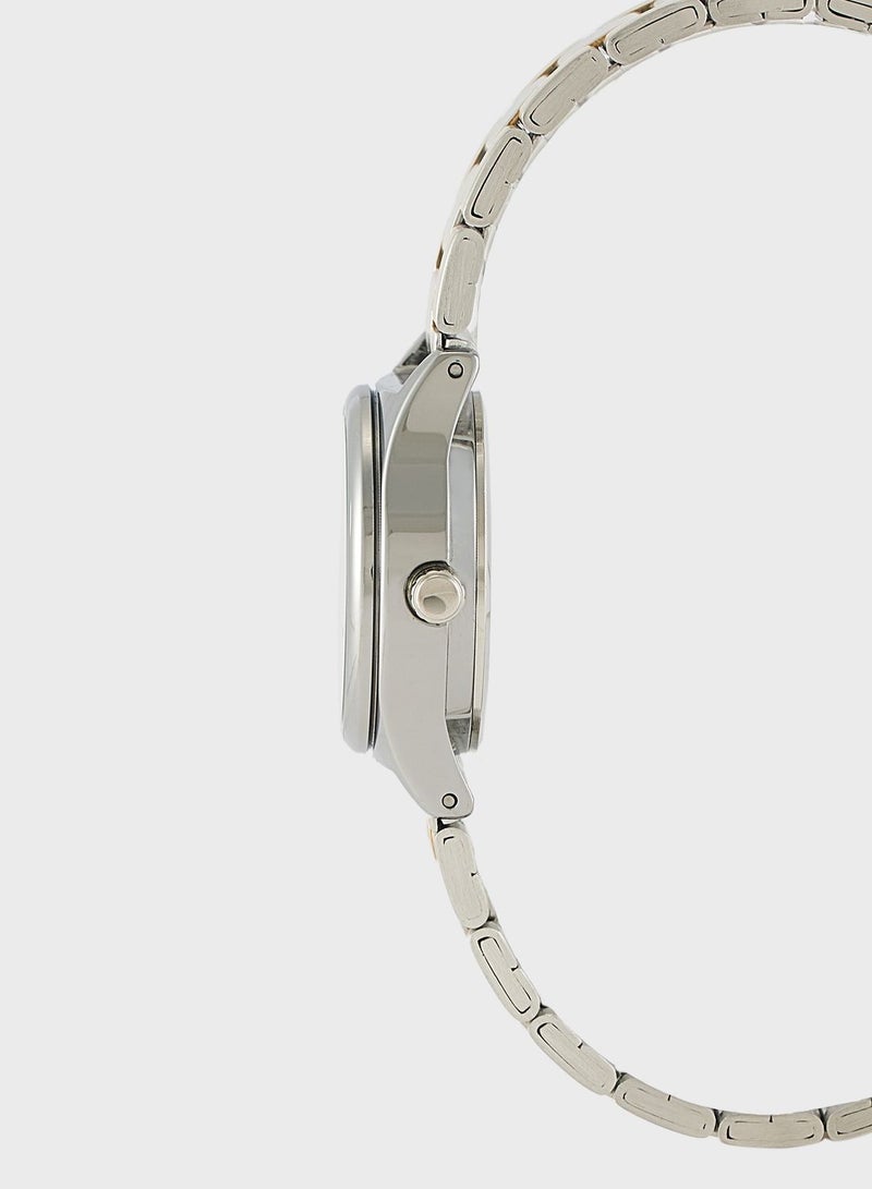 كاسيو ساعة يد بعقارب وسوار من الفولاذ - Image 3