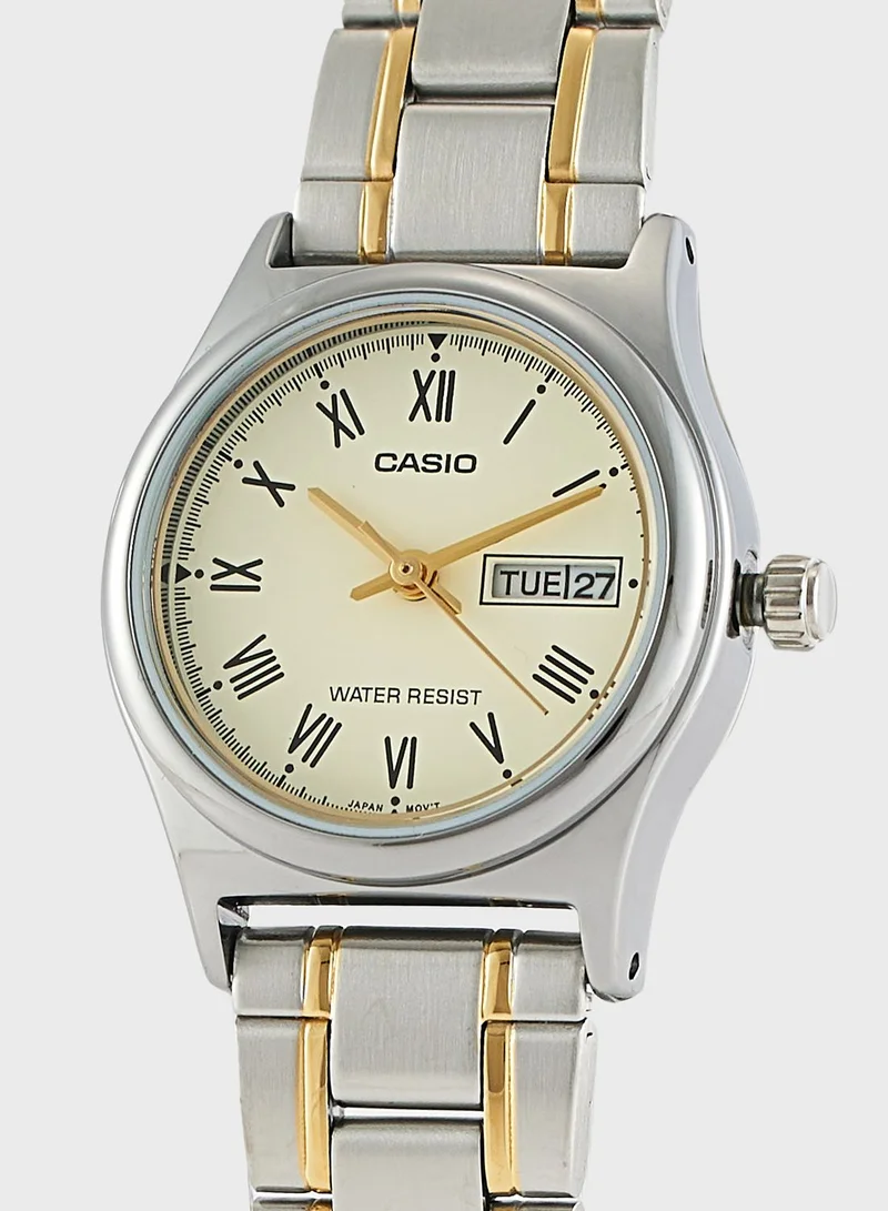 CASIO Steel Strap Analog Watch