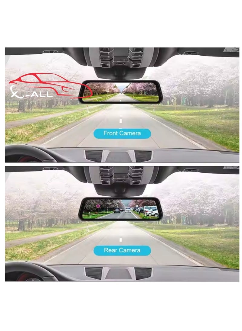 X-All Dash cam mirrors  4K front+ 2K rear + Wi-Fi + CarPlay  - Image 2