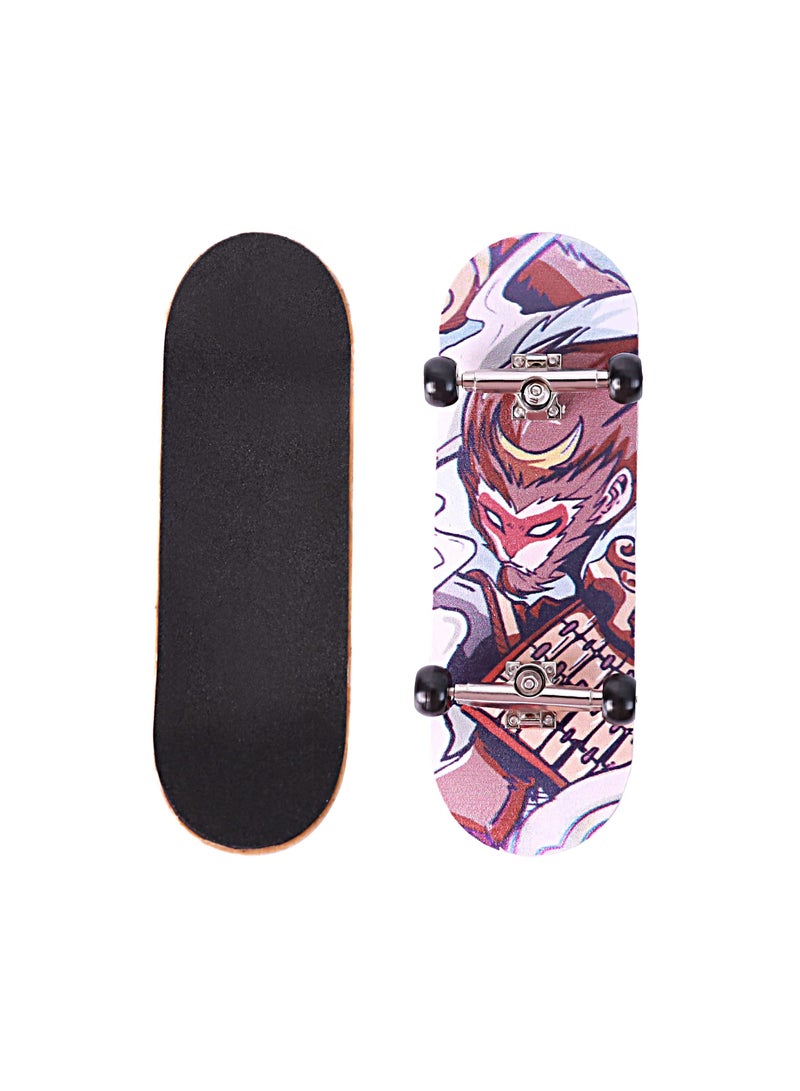 SOLARAE Finger Skateboard, Professional Complete Wooden Fingerboard, 32/34mm 5-Ply Maple Finger Skateboard with Upgraded Components, Solid Performance Complete Wooden Fingerboard  (M-King) - Image 1