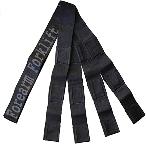 Forearm Forklift Furniture Moving Straps – 2-Person Lifting Strap for Moving Furniture, Appliances, Heavy Duty Carrying for Heavy Objects up to 800 lbs, Forearm Forklift, Jet Black - Image 1