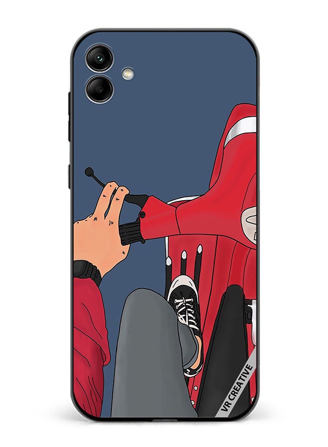 VR CREATIVE Protective Case Cover For Samsung Galaxy A04 Cool Bike Design Multicolour - Image 1