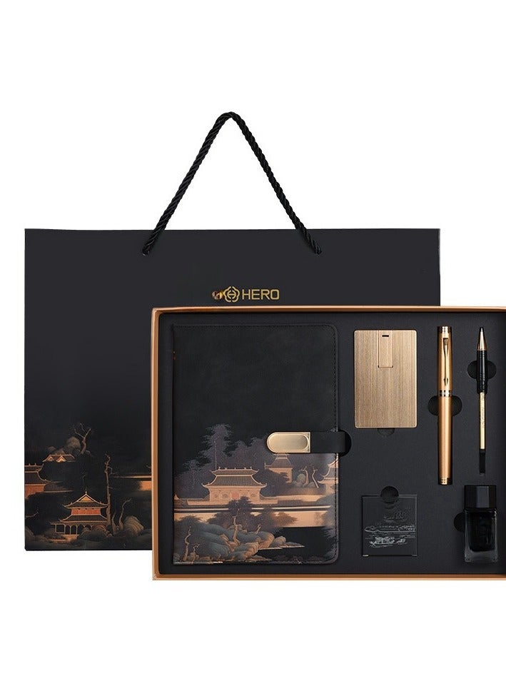 Hero [ Golden List Nomination Six Piece Gift Set] Hero Pen Gift Box Set for Business and Office Gifts Selection - Image 5