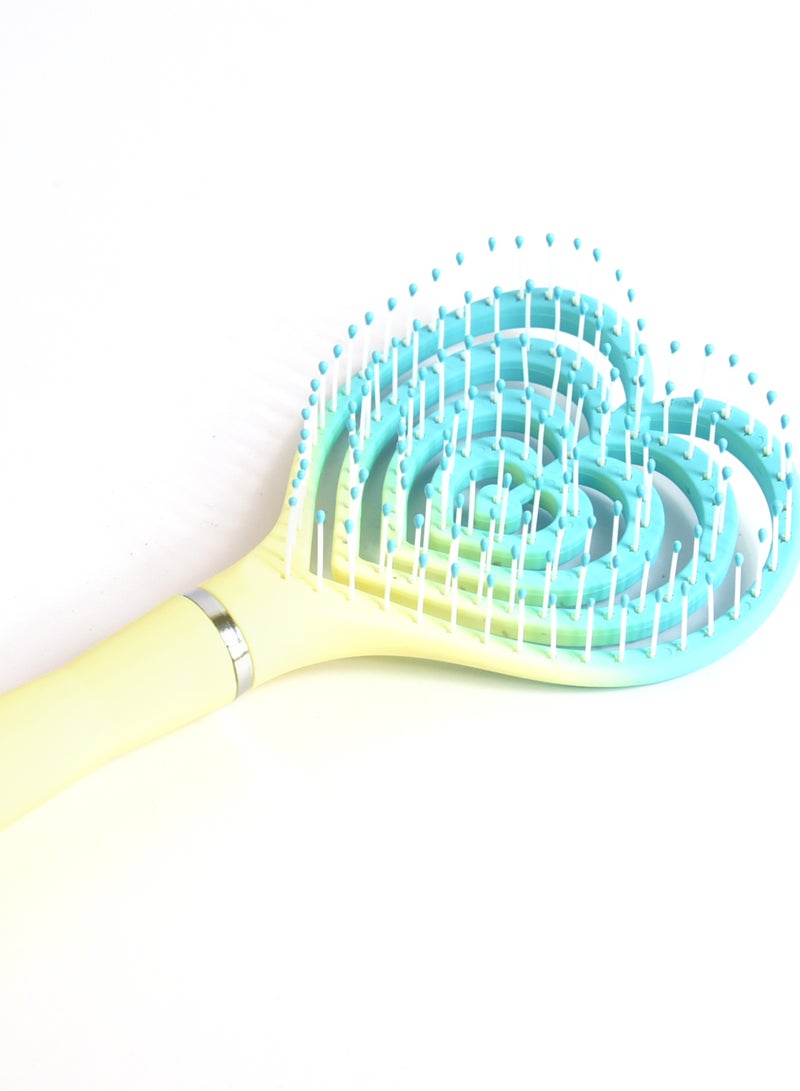 Glitters Hair Brushes for Men Women, Hole Design Hair Blow Drying Styling Brush Curve Brush Barber Brush for Long, Thick, Thin, Curly Hair, Slicked-back Hair - Image 2